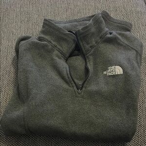 The North Face Gray Zip Up Sweater